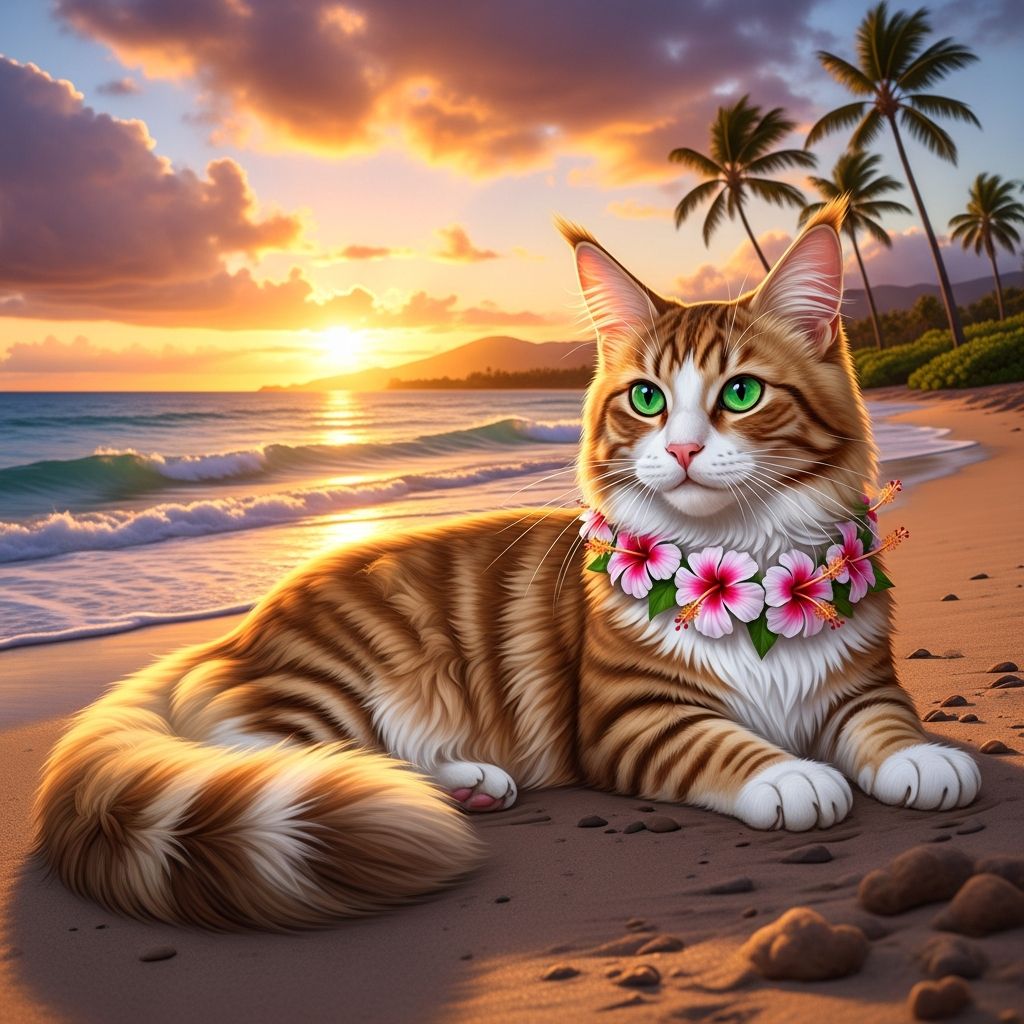 Discover 100+ authentic Hawaiian cat names with meanings for your island-inspired feline companion.