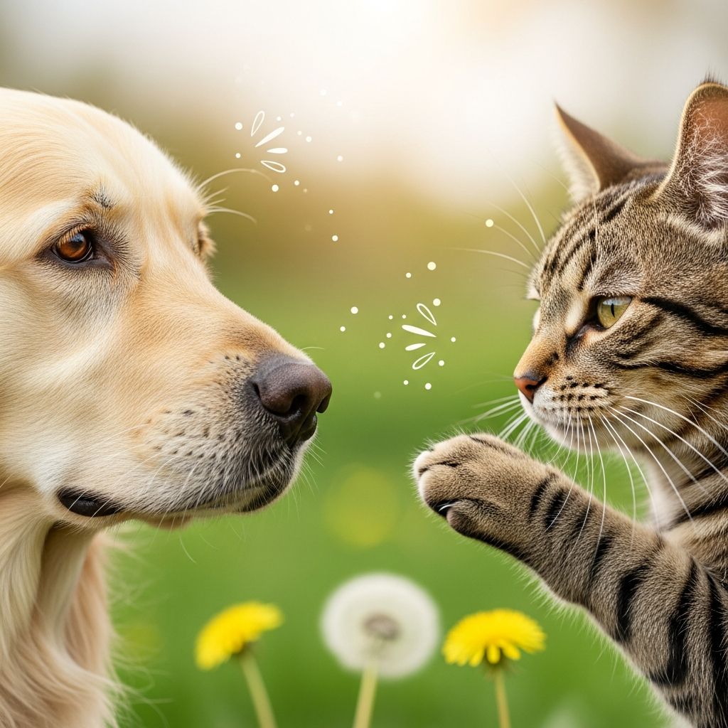 Hay Fever in Dogs and Cats: Causes, Symptoms & Treatment Complete guide to recognizing and treating hay fever in pets with proven remedies.