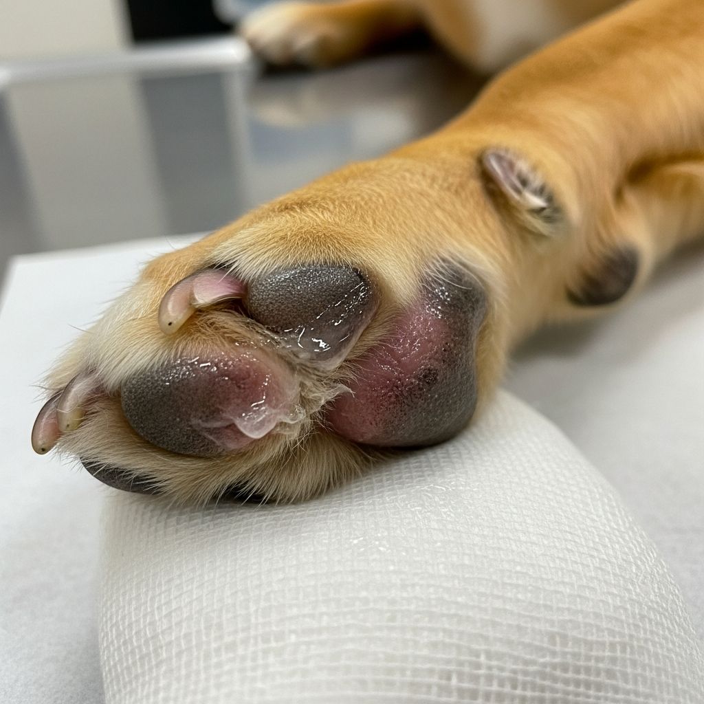 Expert guidance on recognizing, treating, and preventing paw pad burns to keep your dog's feet safe and healthy.