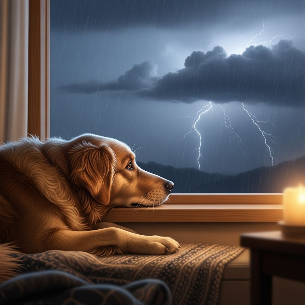 Helping Thunder-Phobic Dogs: Strategies to Calm Storm Anxiety Discover proven techniques to help your dog overcome thunderstorm anxiety and fear.