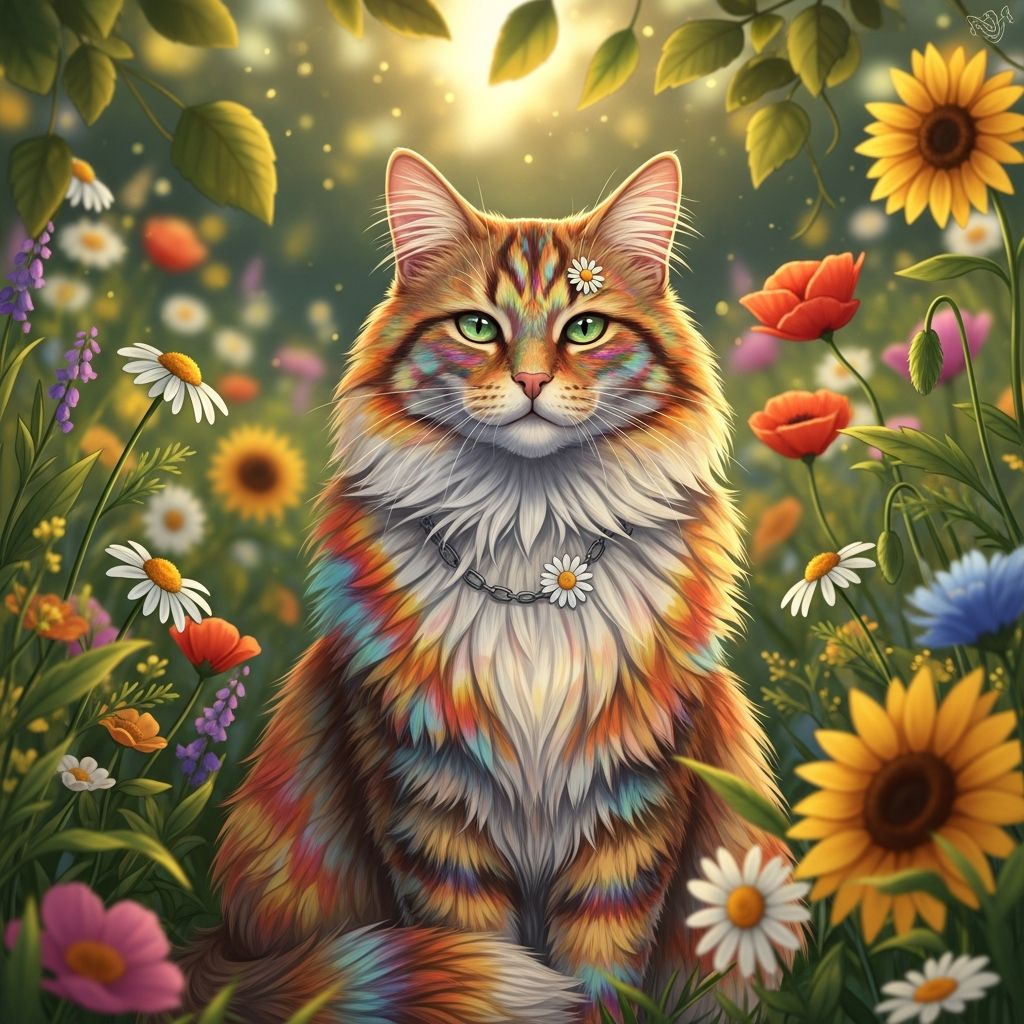 Discover 115 chill hippie cat names inspired by nature, music, celestial wonders, and free-spirited vibes for your relaxed kitty.