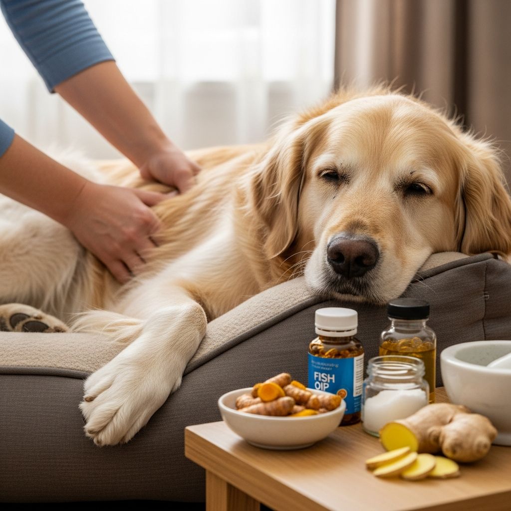 Discover effective home remedies and natural strategies to ease your dog's joint pain and improve mobility.