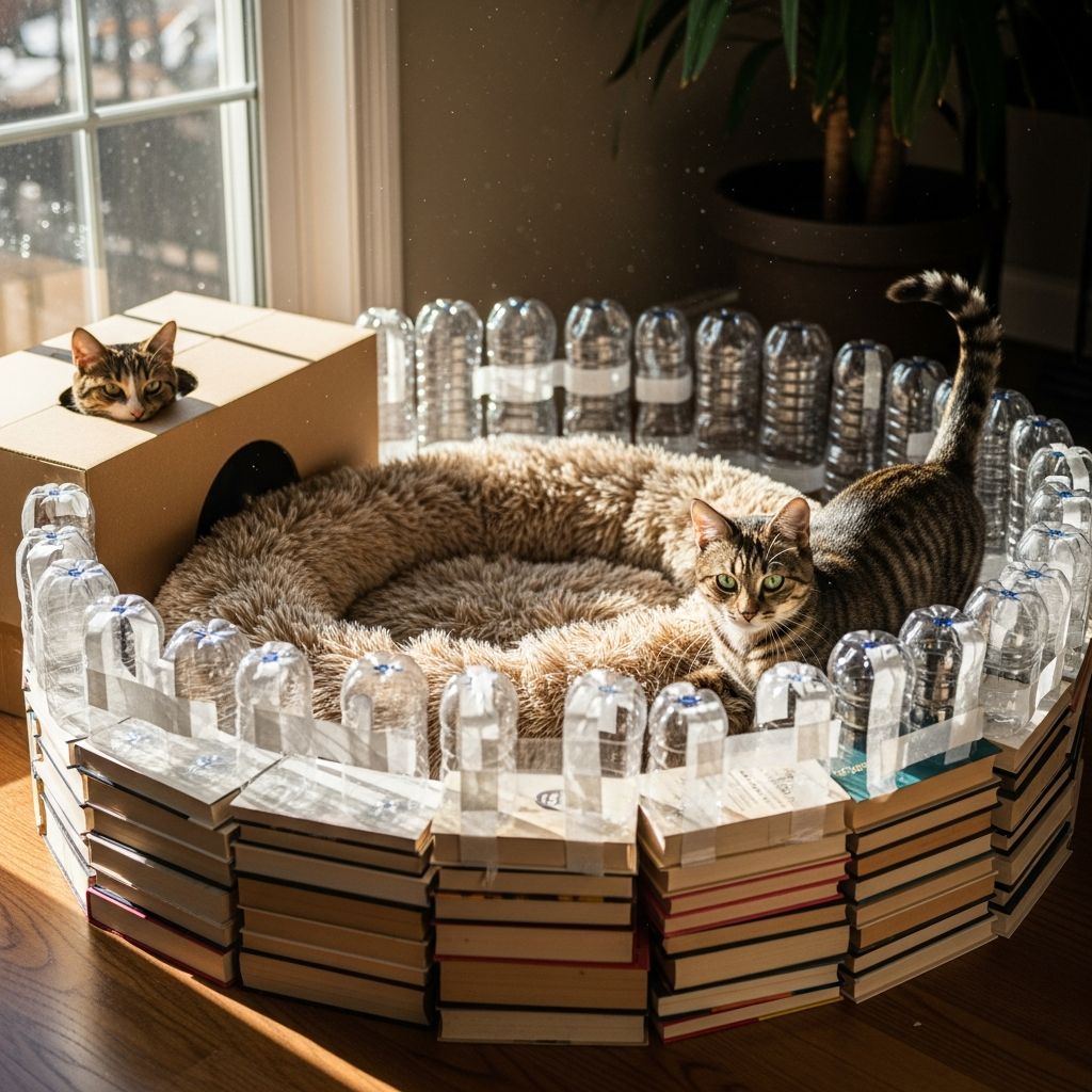 Homemade Cat Bed Barriers: Budget Solutions Keep curious cats out from under furniture with simple DIY barrier solutions