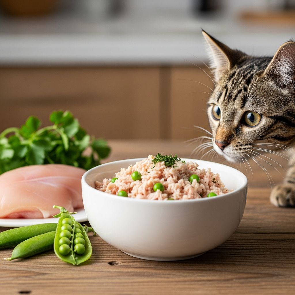 Homemade Low-Carb Chicken Cat Food Recipe Vet-approved low-carb chicken recipe for cats: simple, nutritious homemade food to support health and weight management.