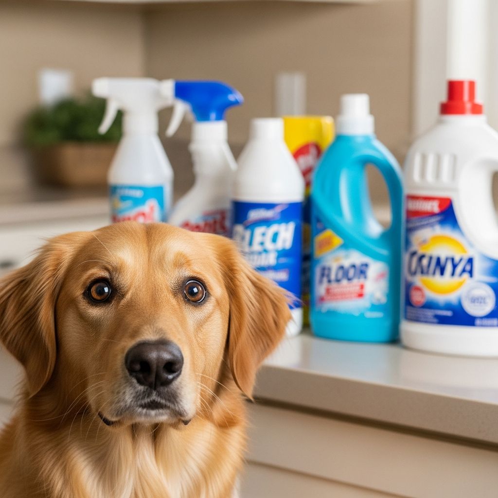 Household Cleaners Harmful to Dogs: A Safety Guide Discover which common cleaning products endanger your dog and learn safer alternatives.