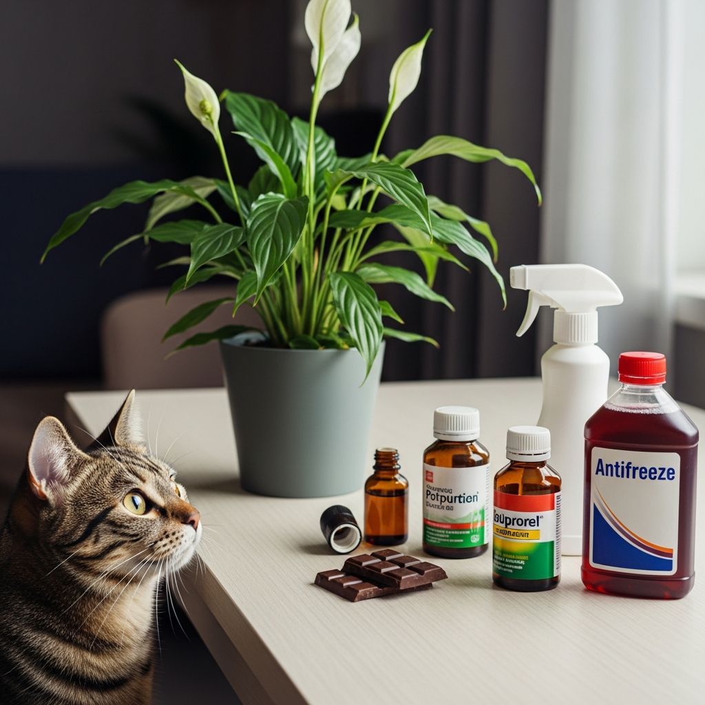 Protect your feline friend: Learn which common household items are dangerous to cats and how to keep them safe.