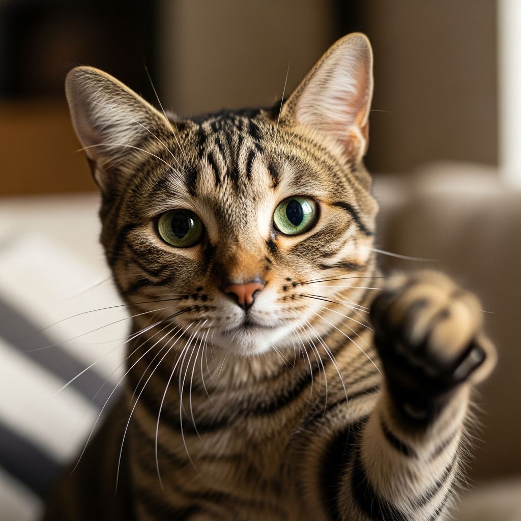 Learn to recognize the signs your cat is asking for help and respond to their needs.