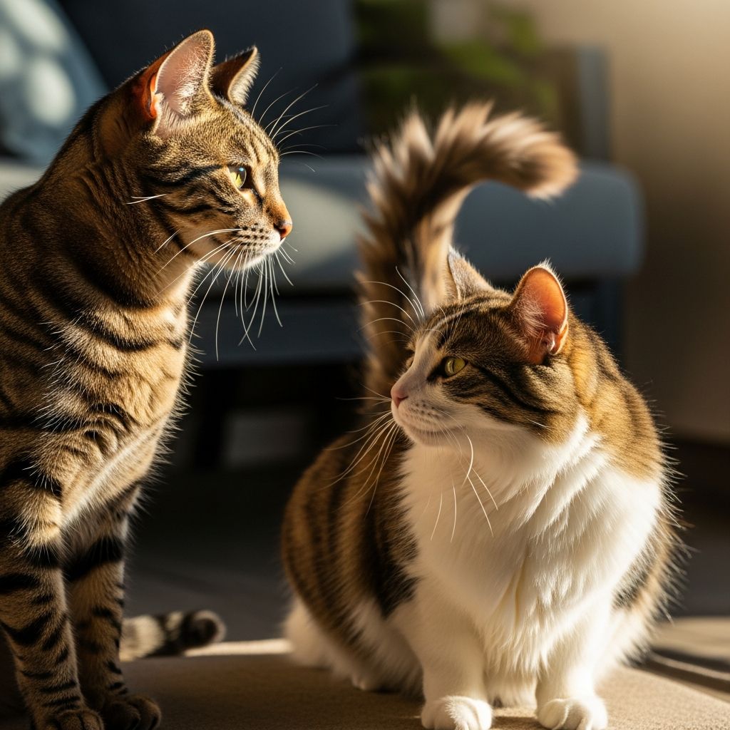 How Do Cats Communicate With Each Other? Discover the fascinating ways cats talk to one another through body language, vocalizations, touch, and scents.