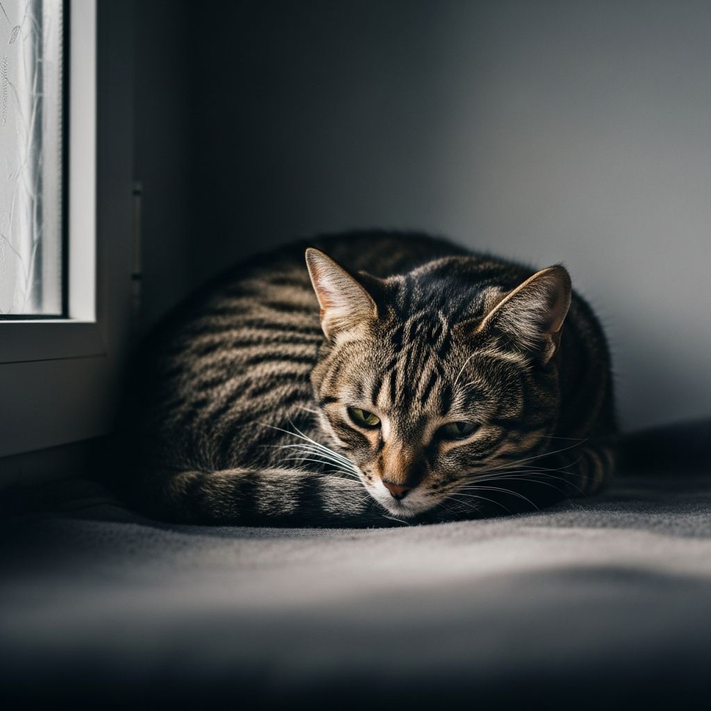 Discover the 7 vet-reviewed signs of feline grief and learn how to support your cat through loss of a companion or owner.