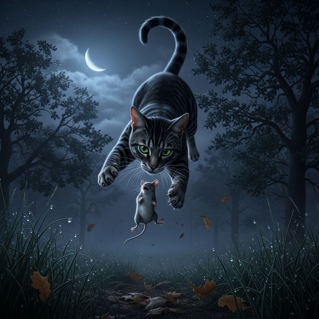 How Do Cats Hunt Mice at Night? Complete Feline Hunting Guide Uncover the nocturnal secrets of your cat's hunting instincts and why they prowl for mice under the cover of darkness.