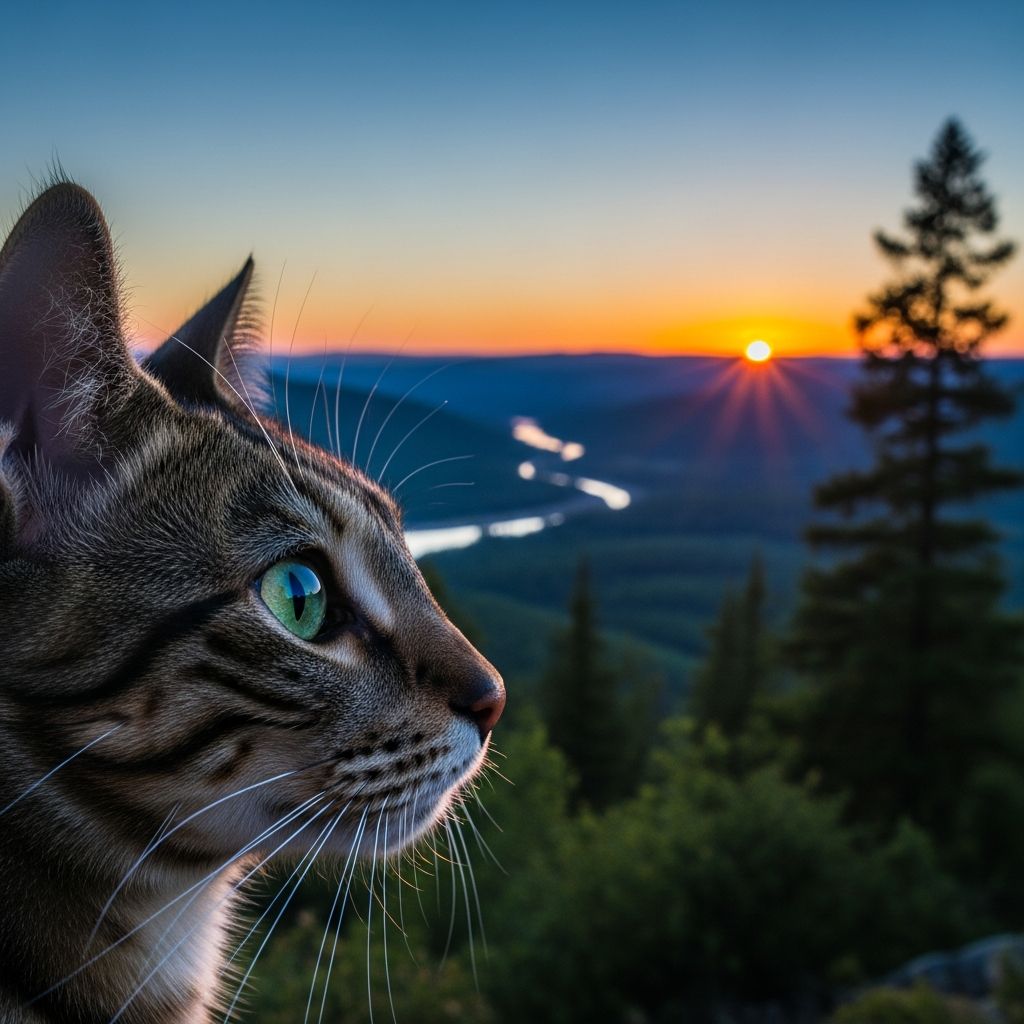 Discover the remarkable vision of cats: nearsighted hunters with superior night vision and wide fields of view compared to humans.