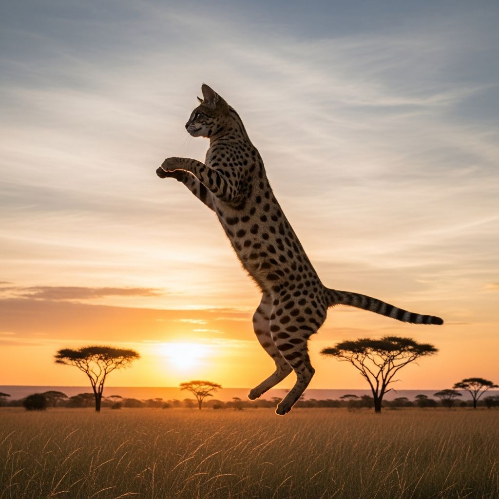 Discover the astonishing jumping abilities of Savannah cats, their wild heritage, physical traits, and tips for keeping these athletic felines safely contained at home.