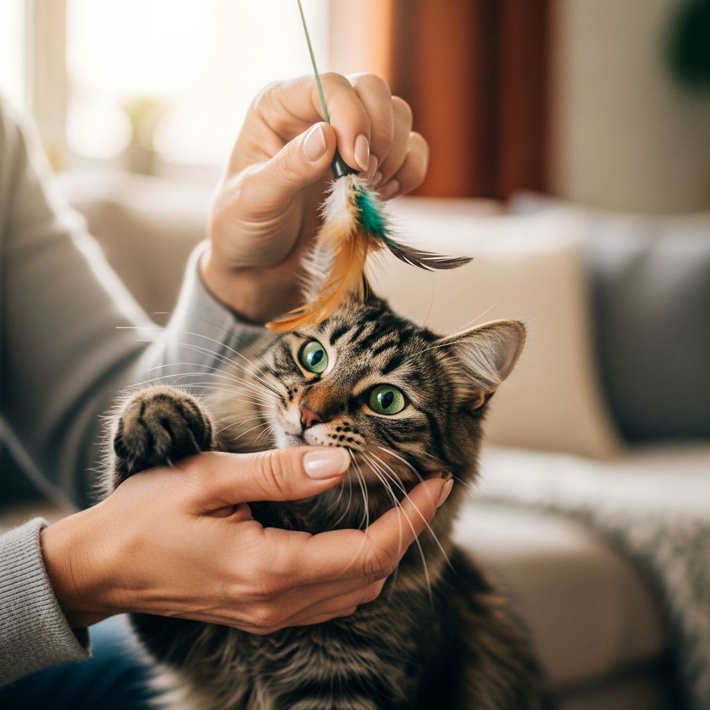 How to Bond with Your Cat Through Playtime Strengthen your bond with your cat using fun, engaging playtime sessions that mimic hunting and build trust.