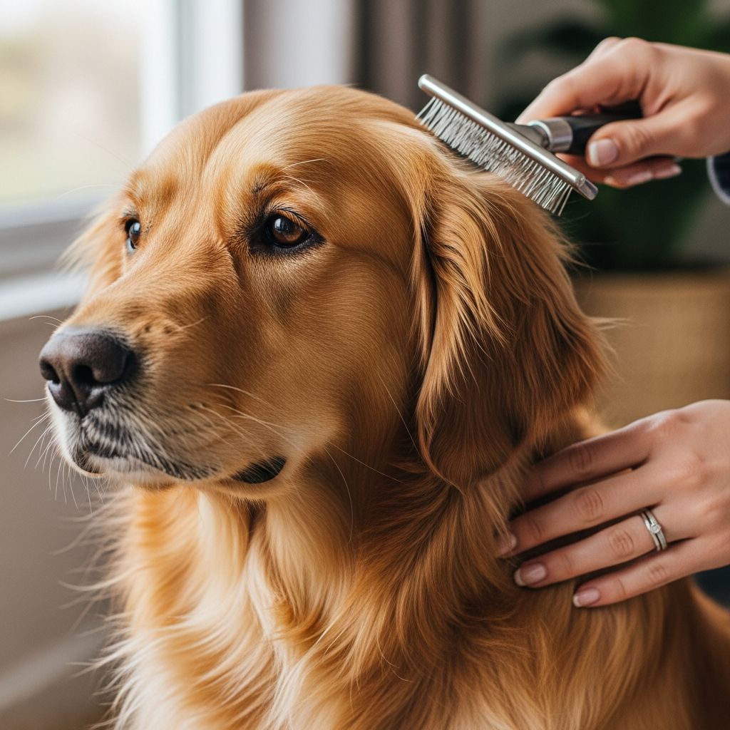 Expert tips from professional groomers on brushing your dog effectively to prevent matting, remove loose hair, and keep their coat healthy and shiny.