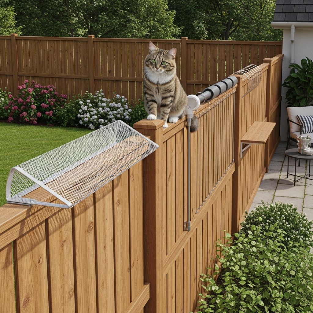 Learn effective methods to cat-proof your fence and keep your feline friend safe.