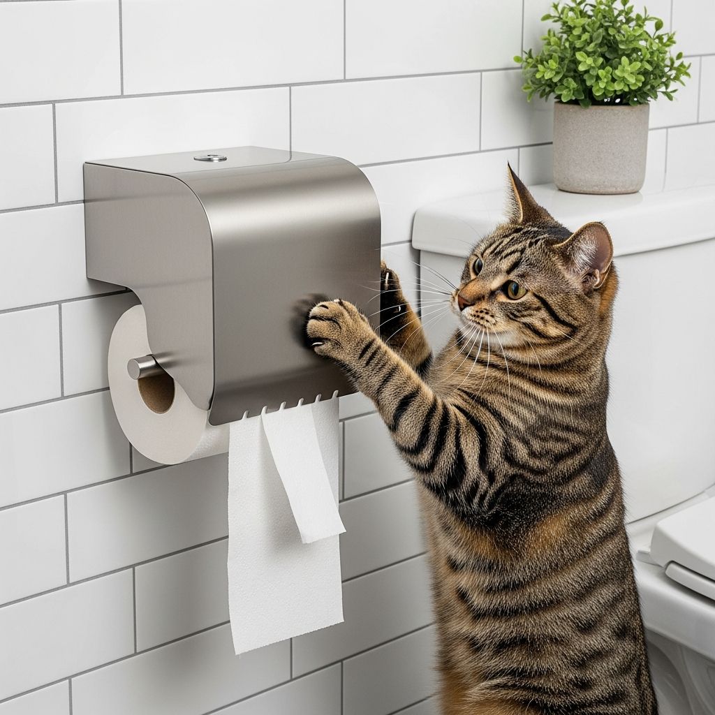 How To Cat Proof A Toilet Paper Holder: Vet-Reviewed Tips Protect your toilet paper from mischievous cats with DIY and commercial solutions, plus tips to understand and prevent this playful behavior.