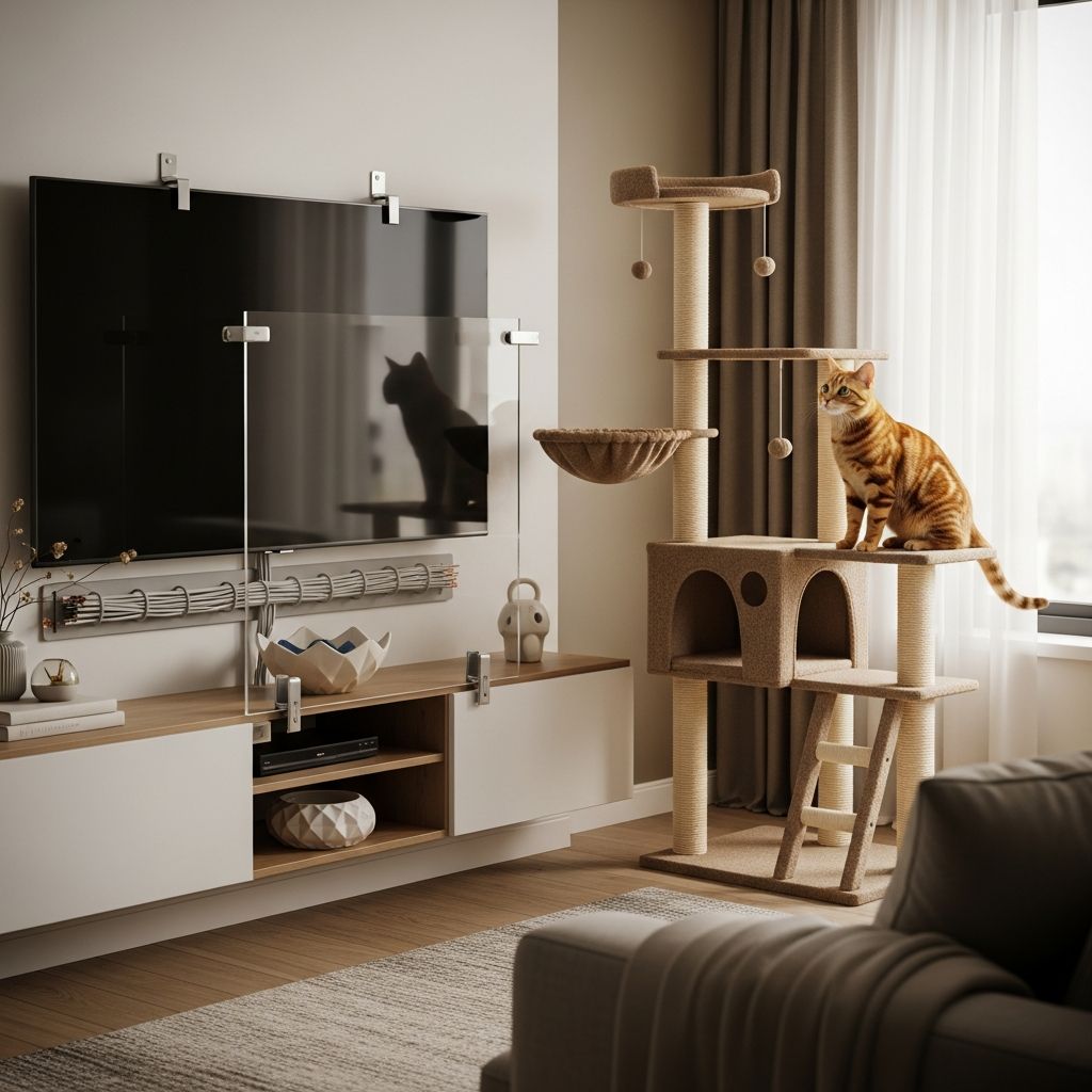 How To Cat-Proof A TV: Essential Tips For A Scratch-Free Screen Protect your TV and cat from accidents with these essential cat-proofing strategies for a safe home entertainment setup.