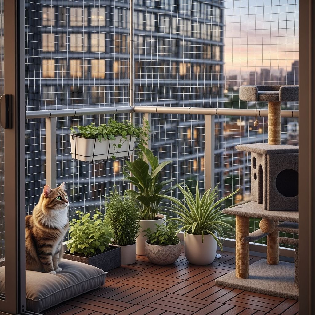 How to Cat-Proof a Balcony: Keep Kitties Safe Essential guide to securing your balcony so your cat can enjoy fresh air safely without risk of falls or escapes.