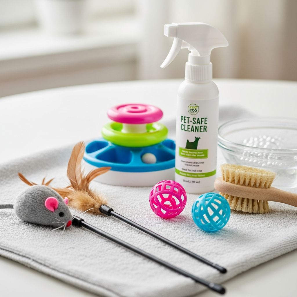 Keep your cat healthy and happy with these safe, effective methods to clean their favorite toys at home.