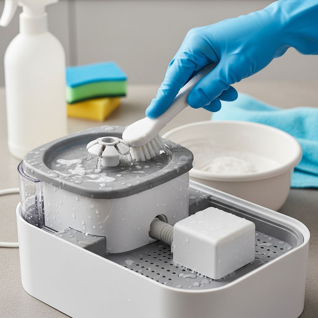 How To Clean A Cat Water Fountain: 7 Essential Steps Keep your cat's water fountain fresh and clean with our step-by-step cleaning guide.