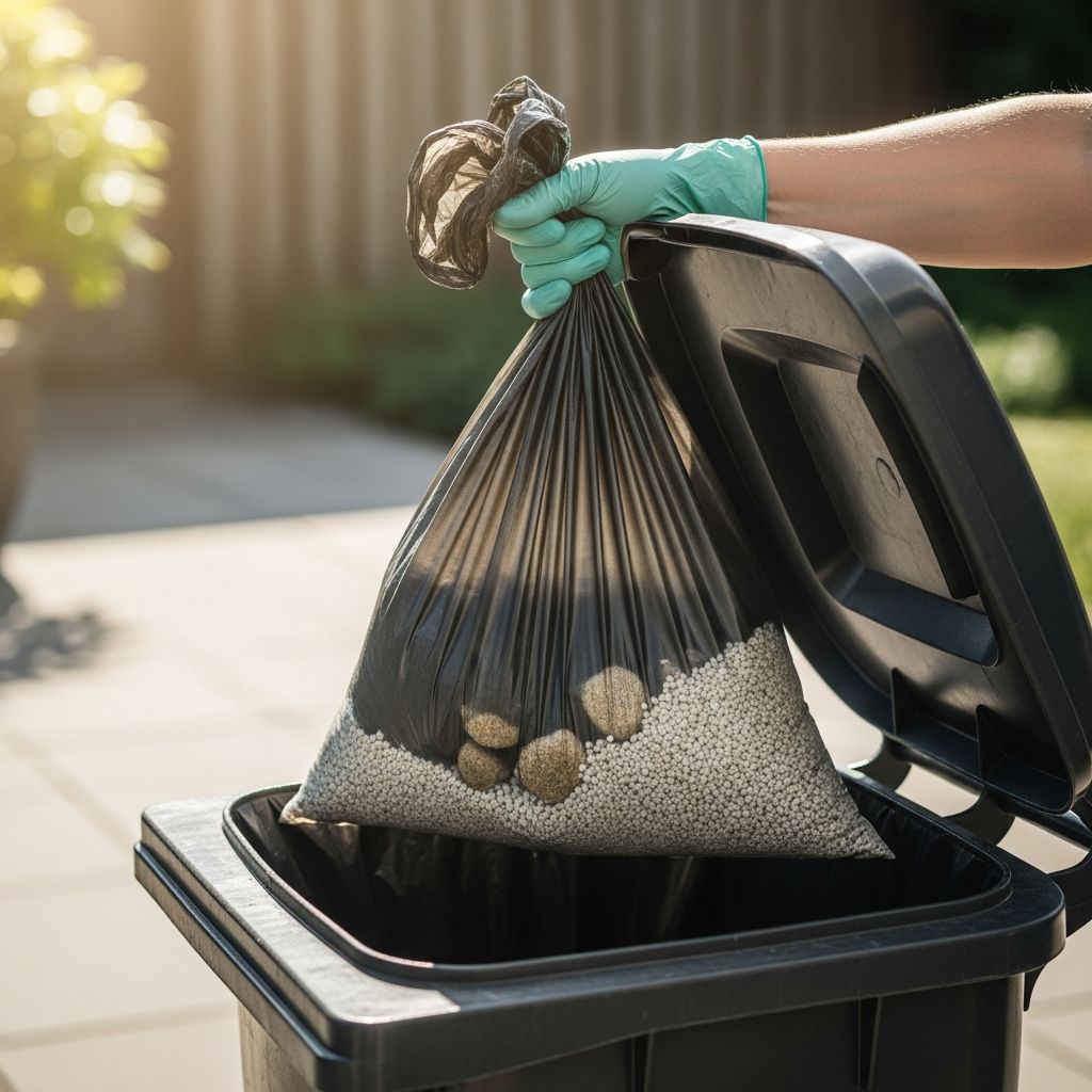 How to Dispose of Used Cat Litter Safely Master safe, eco-friendly cat litter disposal methods for every litter type.