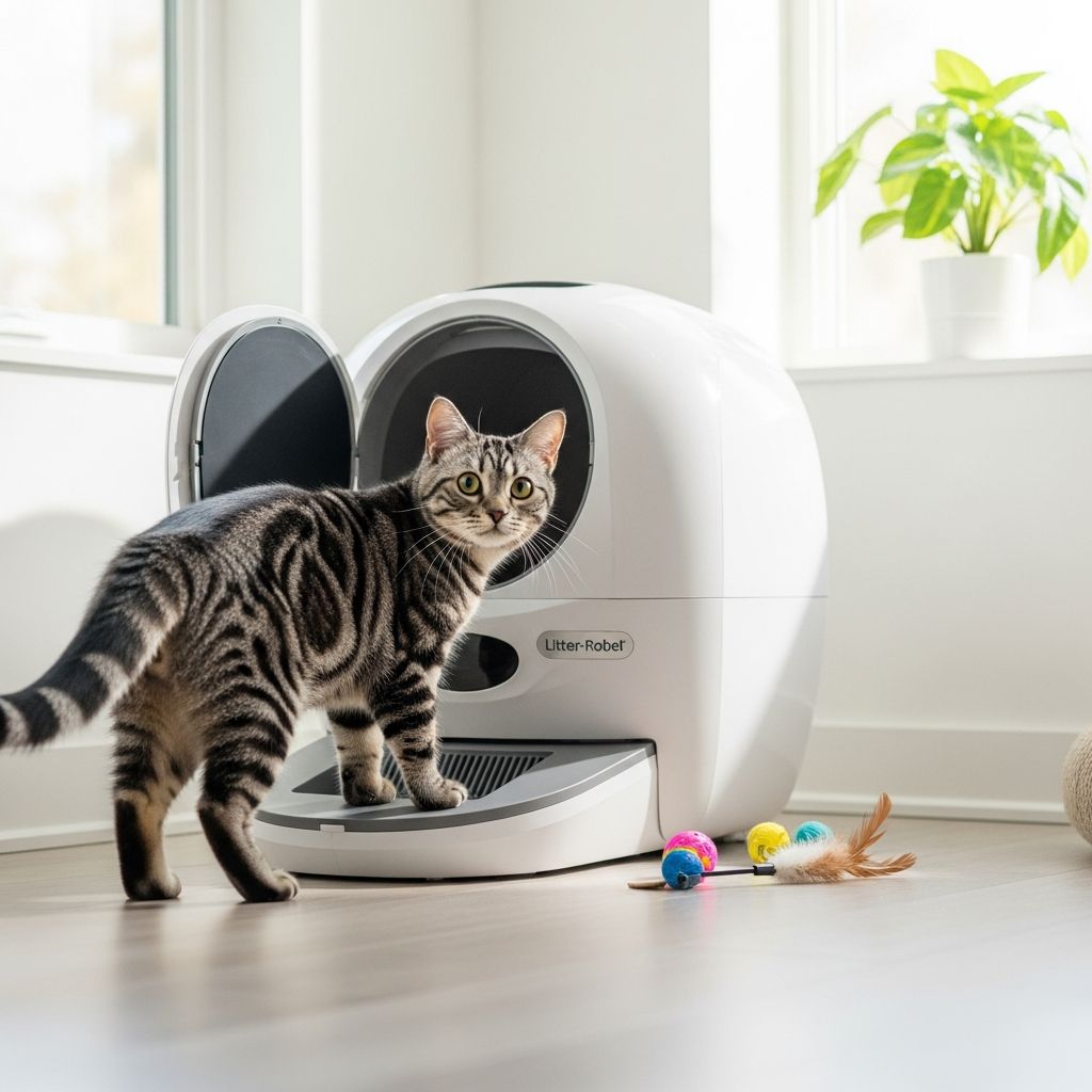 Discover 7 proven tips and tricks to help your cat transition smoothly to using a Litter-Robot self-cleaning litter box.