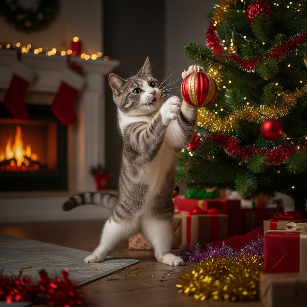 How to Get Cats to Leave Christmas Tree Alone Keep your cat safe and your decorations intact with these 12 proven strategies.
