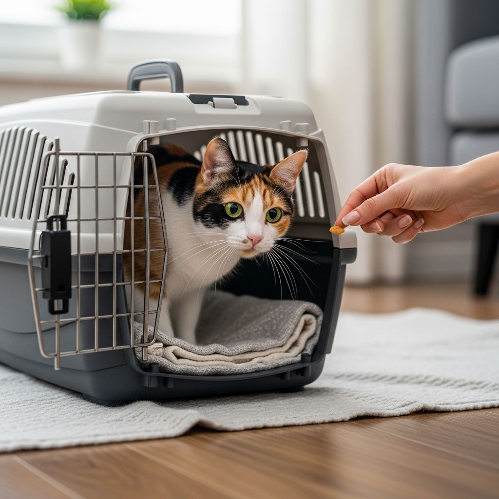 How to Get Your Cat Into a Carrier: Step-by-Step Guide Master carrier training with proven techniques to make vet visits stress-free for your cat.