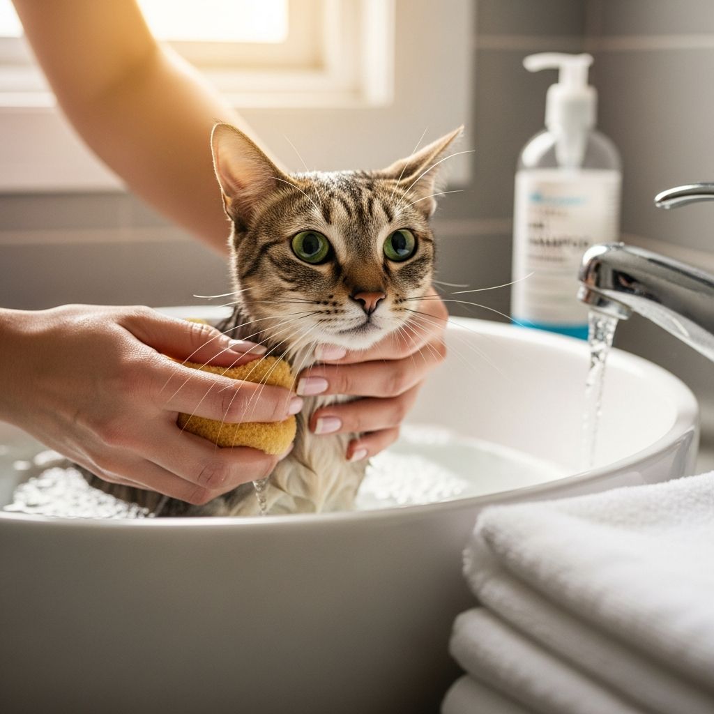 Master cat bathing with expert tips, stress-free techniques, and safety strategies for your feline friend.