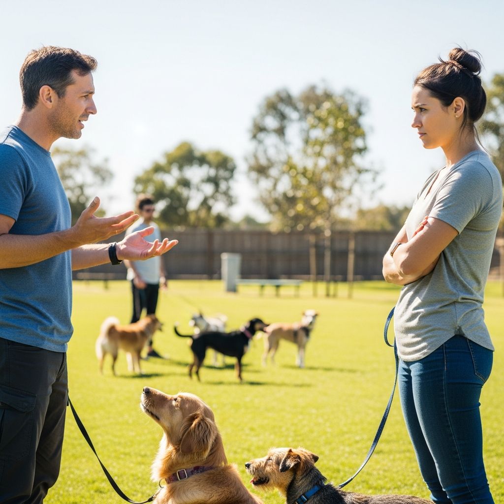 How to Handle Dog-Park Conflict With Other Pet Parents Navigate dog park conflicts gracefully with other pet parents using proven strategies for safety and harmony.