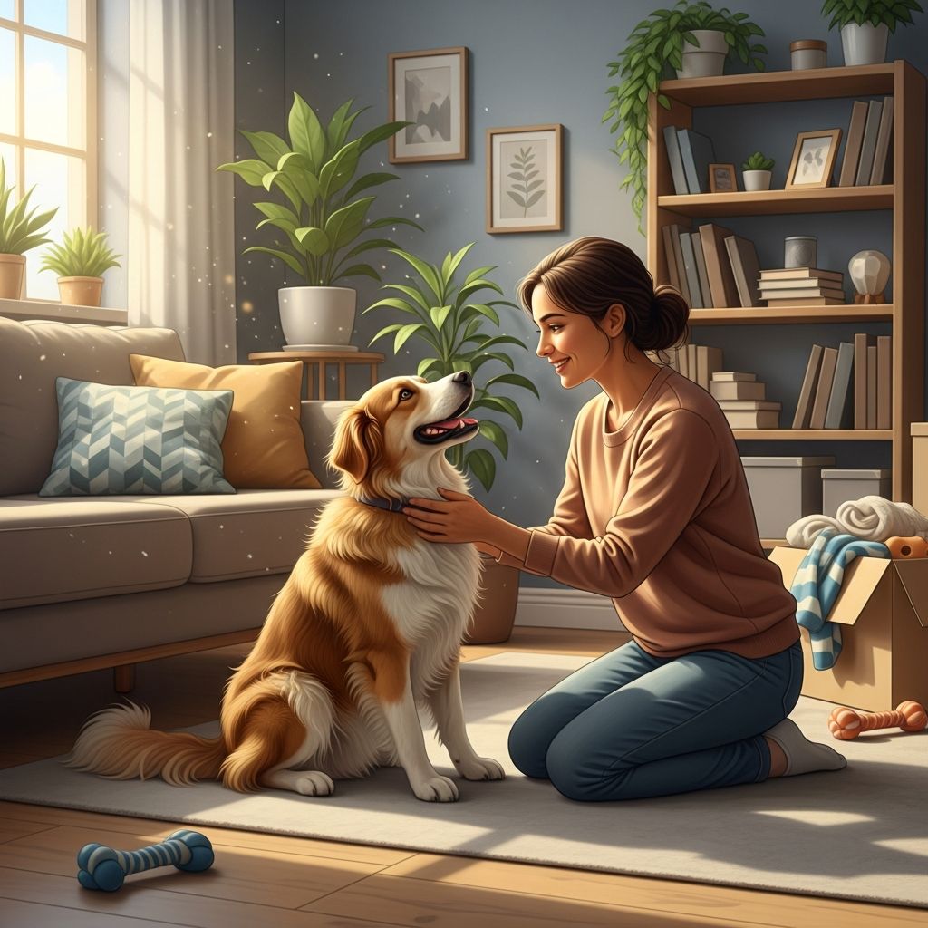 How To Help A Dog Adjust To A New Home: A Step-By-Step Guide Essential tips and strategies to ease your dog's transition into a new home environment with patience and routine.