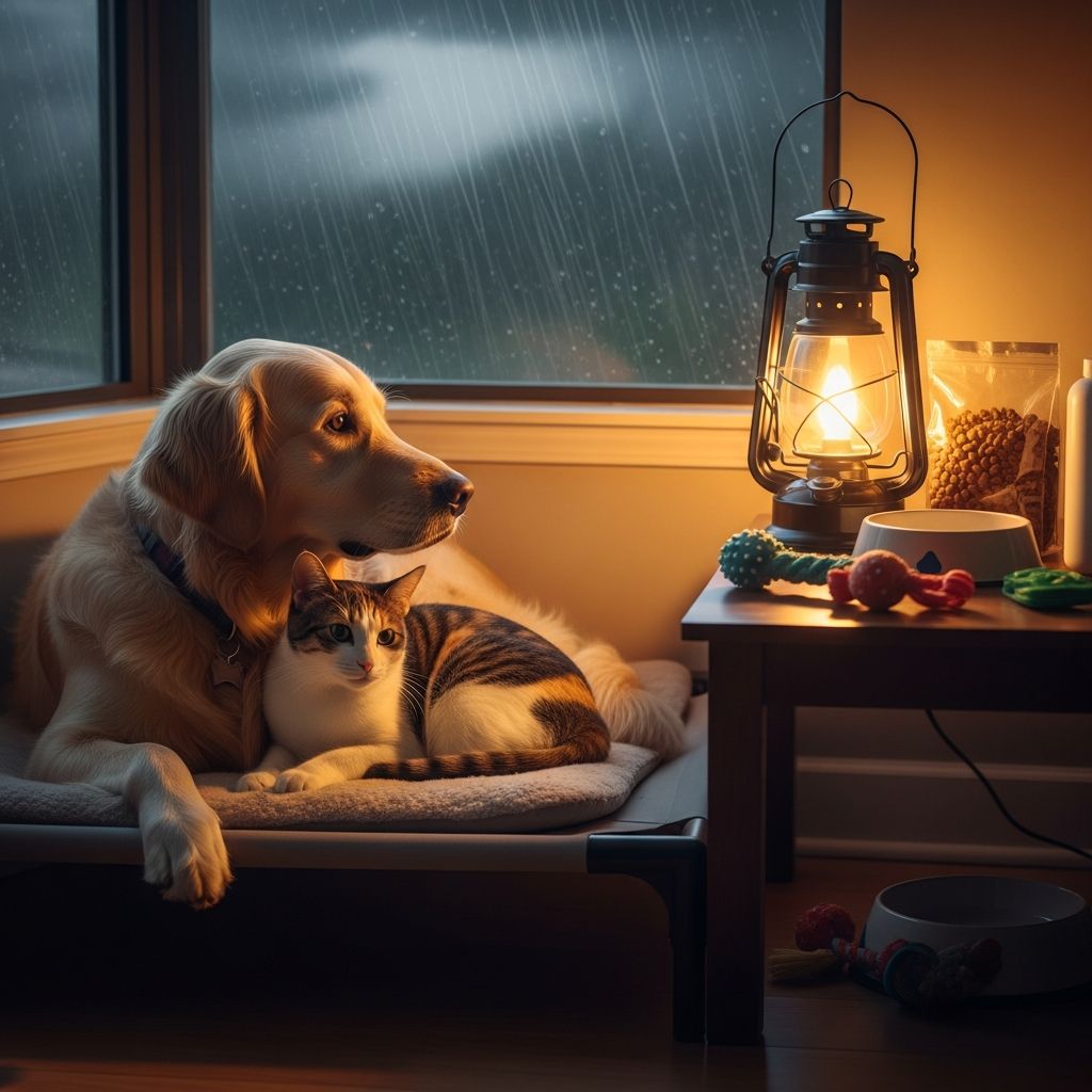Essential guide for pet parents to protect dogs and cats from hurricanes with preparedness tips, kits, and evacuation plans.