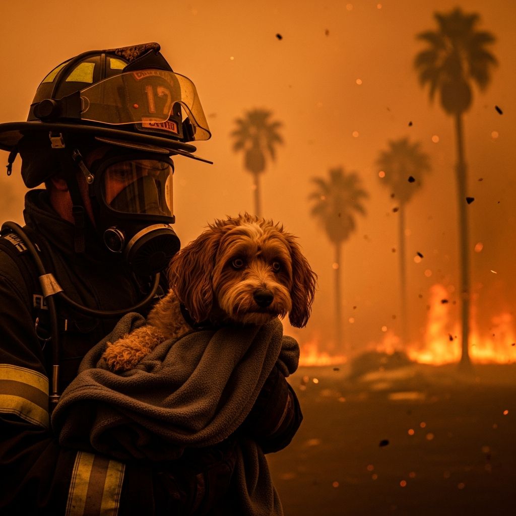 Help Pets Affected By LA Fires: 5 Essential Ways To Support Essential guide to supporting pets and families affected by devastating LA wildfires through donations, fostering, and volunteering.