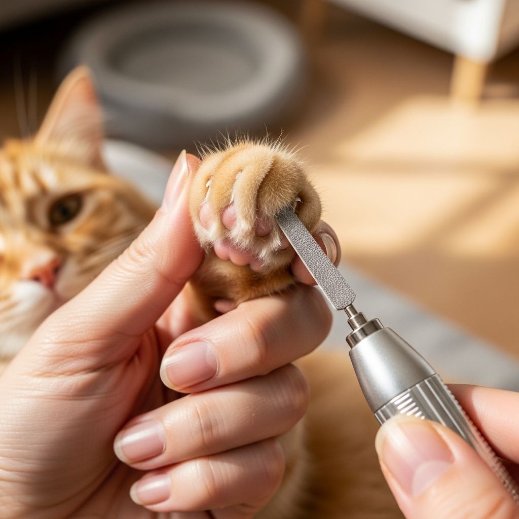 Essential tips for safely trimming your cat's nails, providing scratching posts, and using claw caps to protect your home and keep claws blunt.