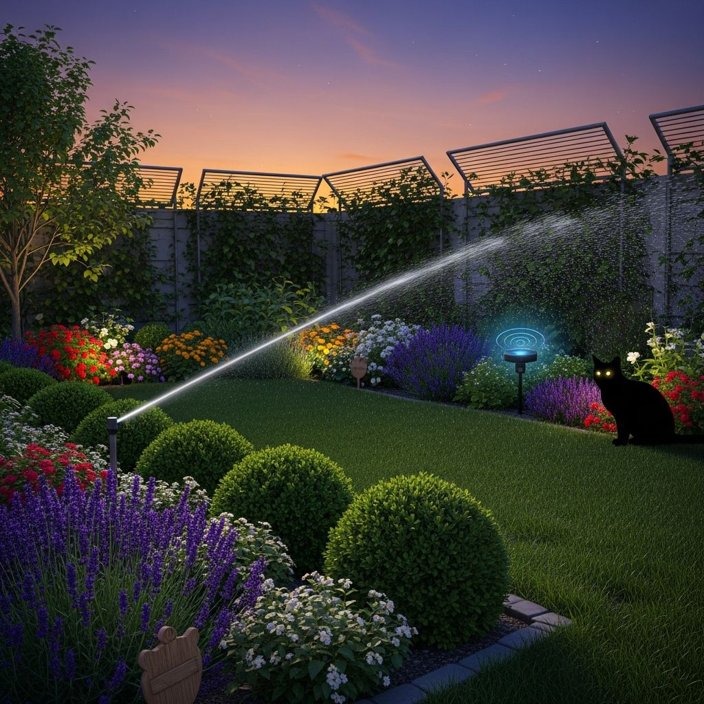 Discover humane methods to protect your garden from stray and feral cats.