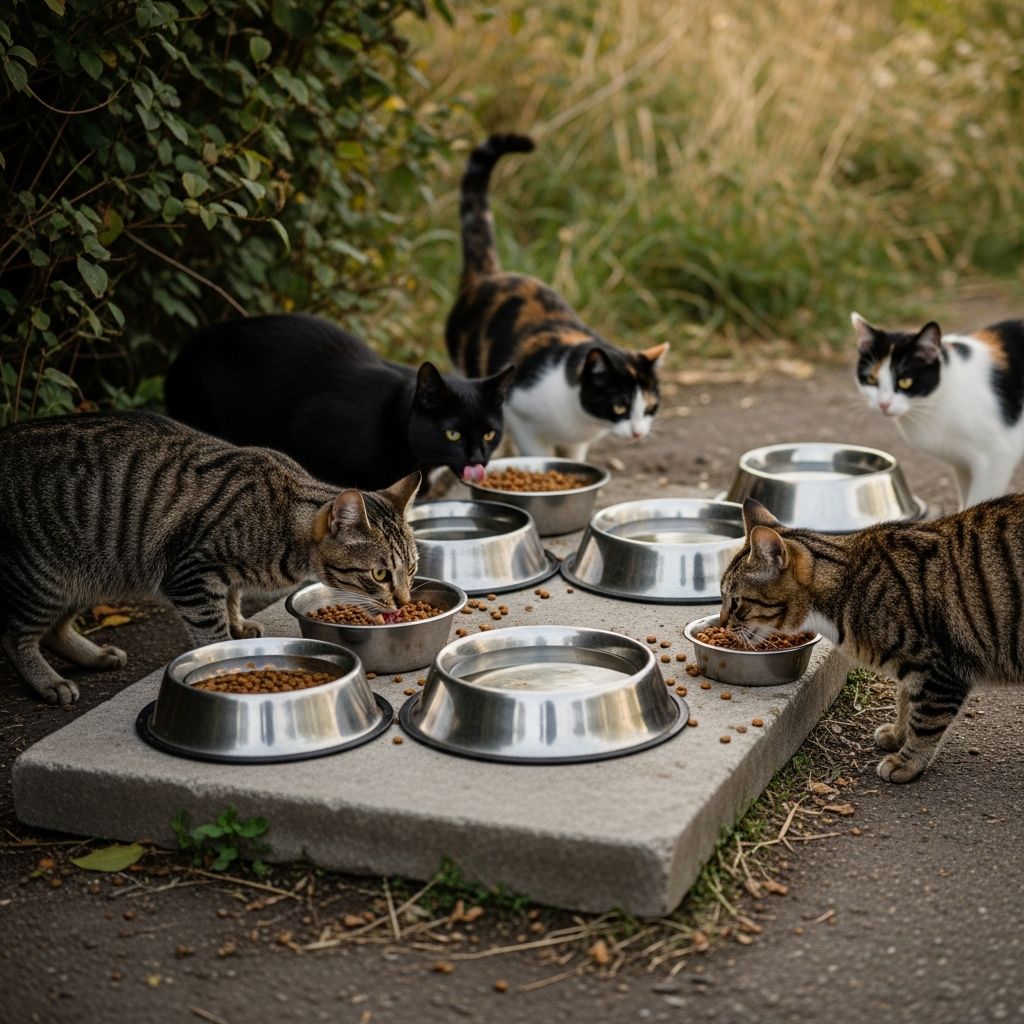 How to Manage Feeding a Colony of Feral Cats Essential tips for responsibly feeding feral cat colonies: stations, schedules, food types, seasonal care, and neighbor relations for healthy cats.