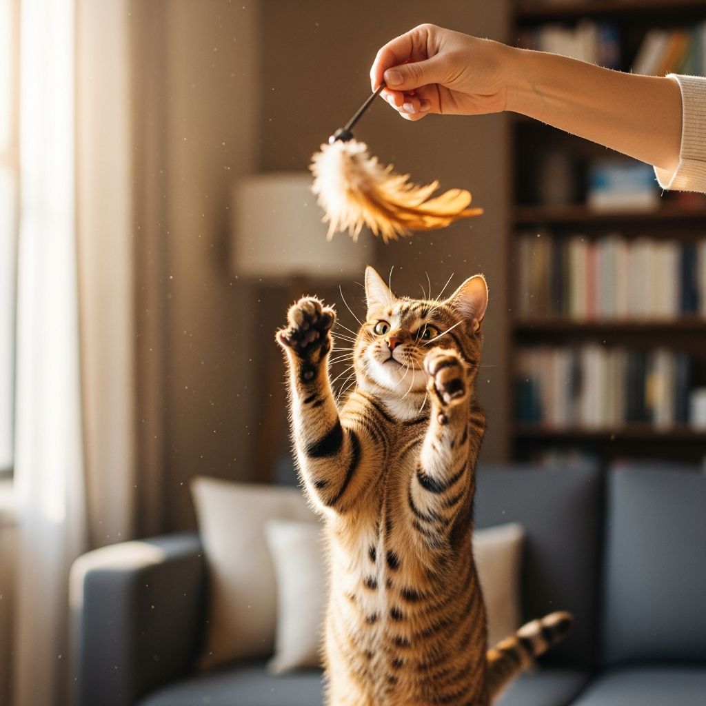 How to Play With Your Cat: Types & Interactive Guide Learn the four types of cat play and discover interactive techniques to engage your feline friend.