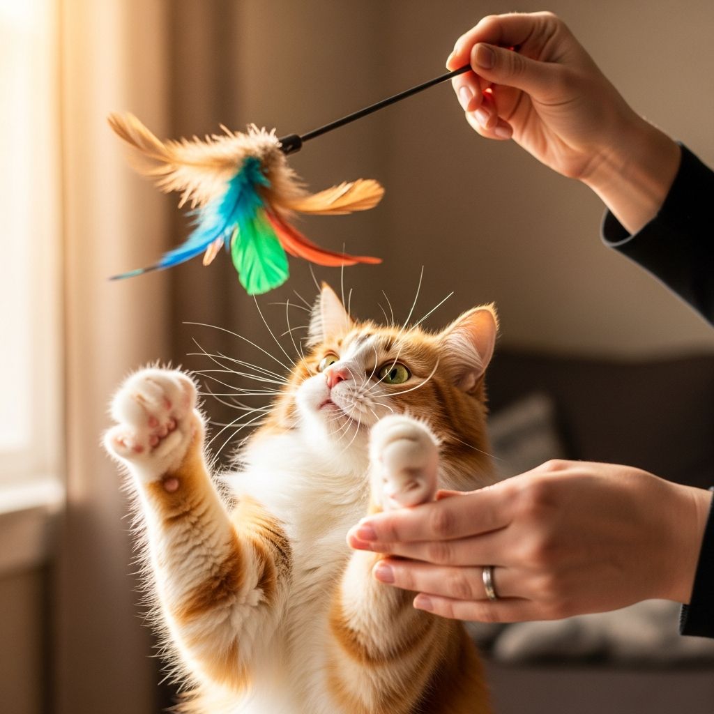 How To Play With Your Cat: 4 Essential Interactive Play Types Expert tips from Mikel Delgado on interactive play to keep your cat happy, healthy, and well-behaved.