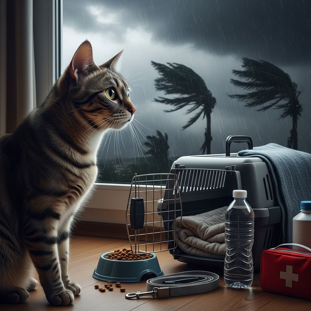 How to Prepare Your Cats for a Hurricane Essential steps to keep your feline friends safe during hurricane season with expert tips on kits, evacuation, and stress relief.