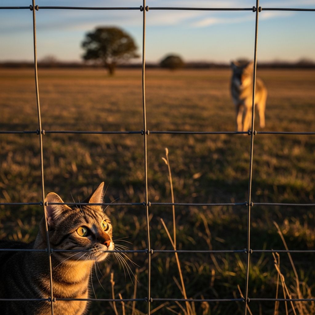 Discover 5 vet-reviewed methods to safeguard your cat from coyote threats, ensuring safety day and night.
