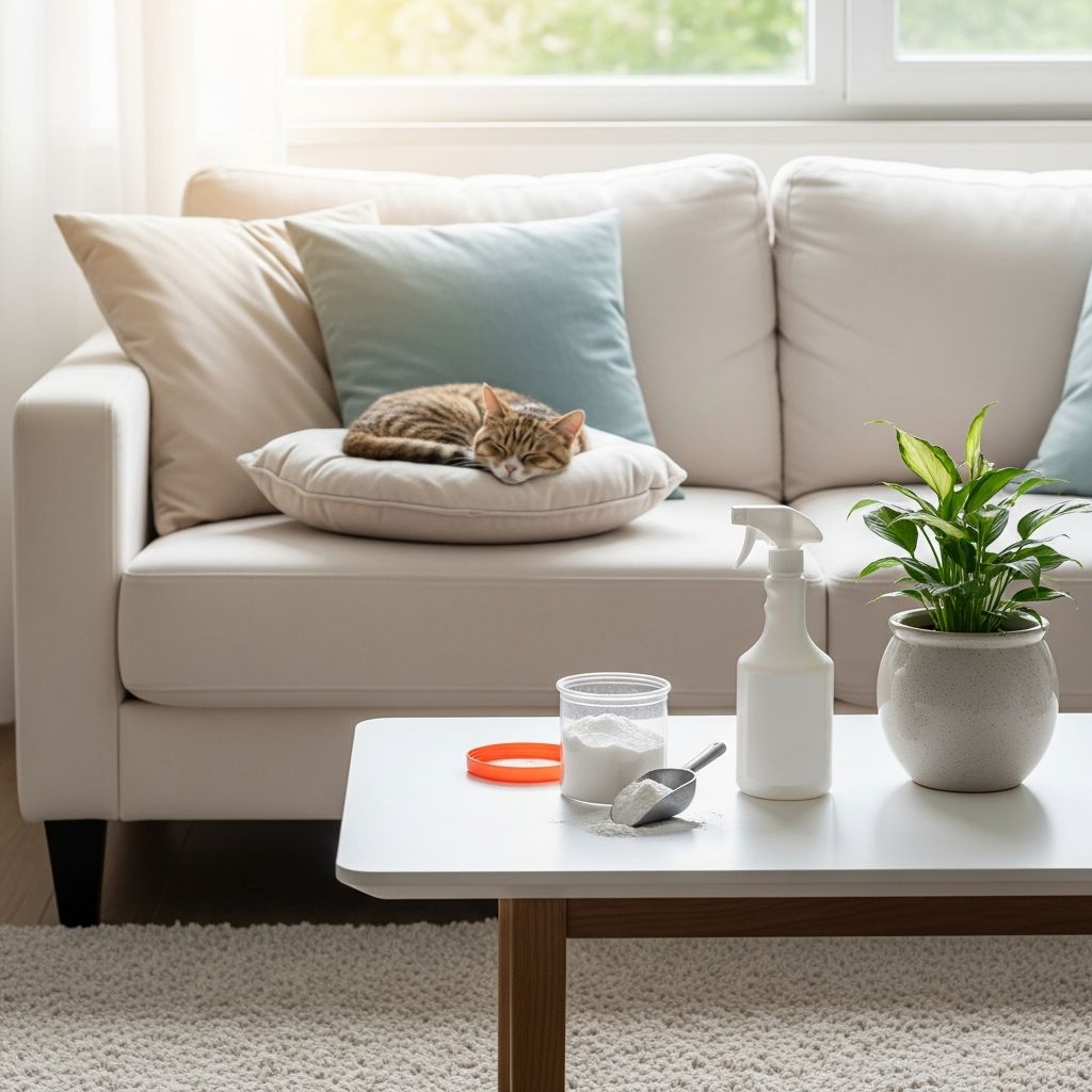 Discover effective, step-by-step methods to eliminate persistent cat urine odors from carpets, furniture, floors, and more throughout your home.