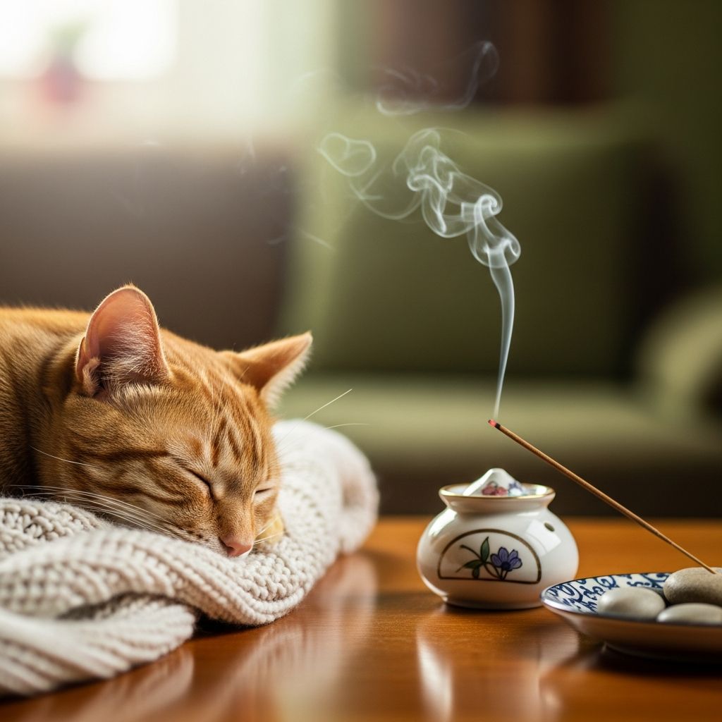 How To Safely Burn Incense Around Cats: 3 Vet-Approved Tips Vet-approved tips and safer alternatives to protect your cat from incense smoke risks.