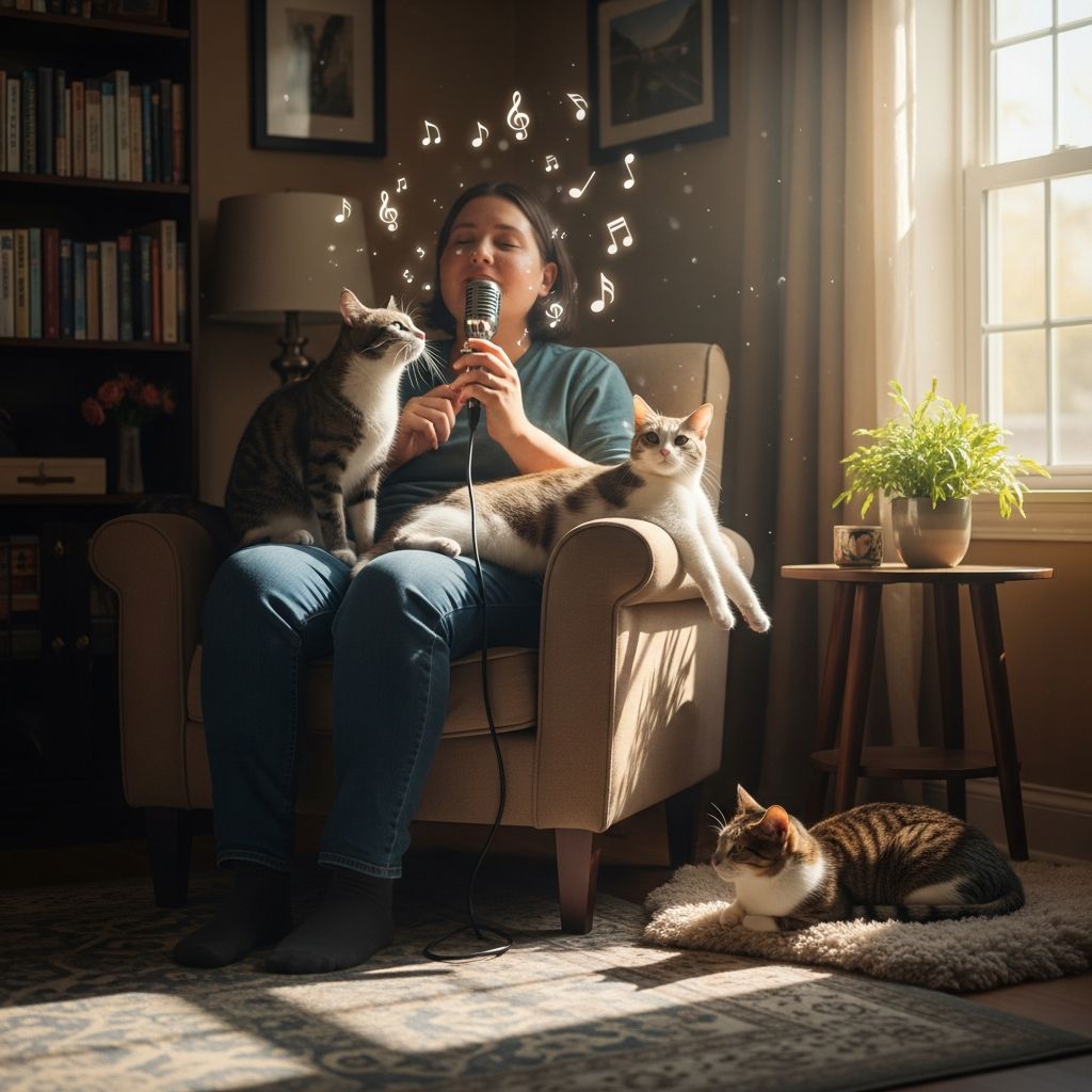 How to Sing to Your Cats & Do They Like It Learn why cats enjoy singing, techniques to sing to your feline friend, and the surprising science behind feline musical preferences.