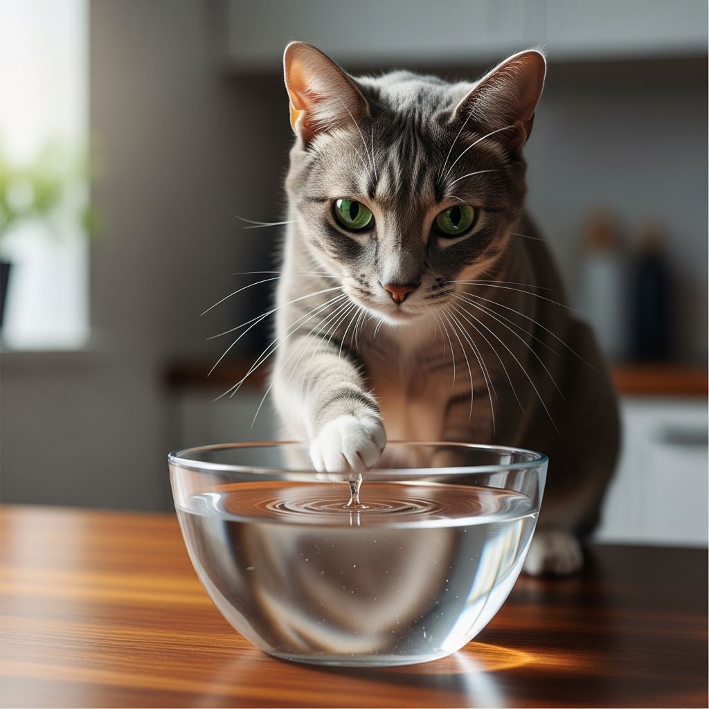 How to Stop a Cat from Putting Their Paws in Their Water Discover effective strategies to curb your cat's paw-dipping habit in water bowls for better hydration and a cleaner home.