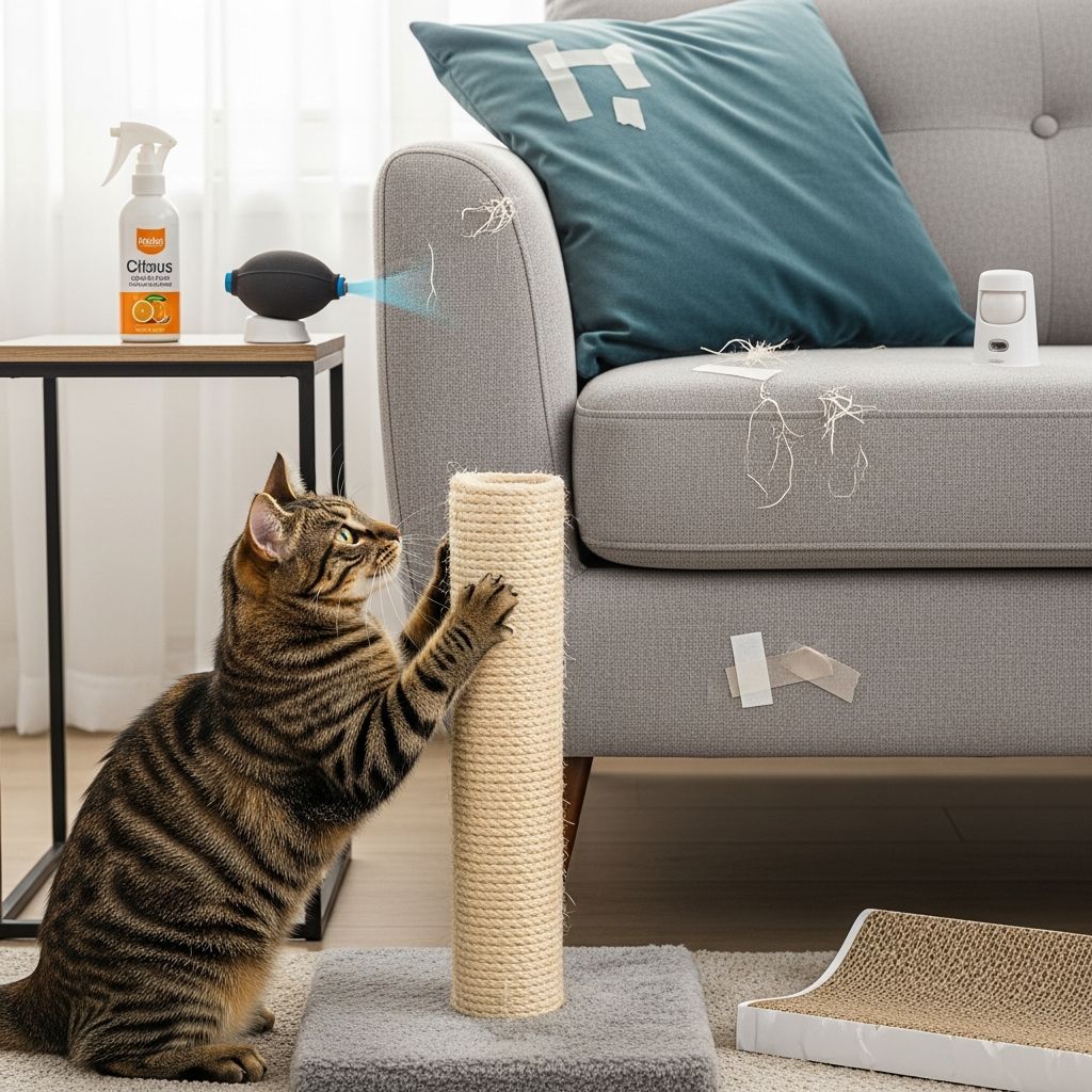 How To Stop Cat From Scratching Couch: 6 Easy Steps Effective strategies to redirect your cat's natural scratching instincts and protect your furniture from damage.