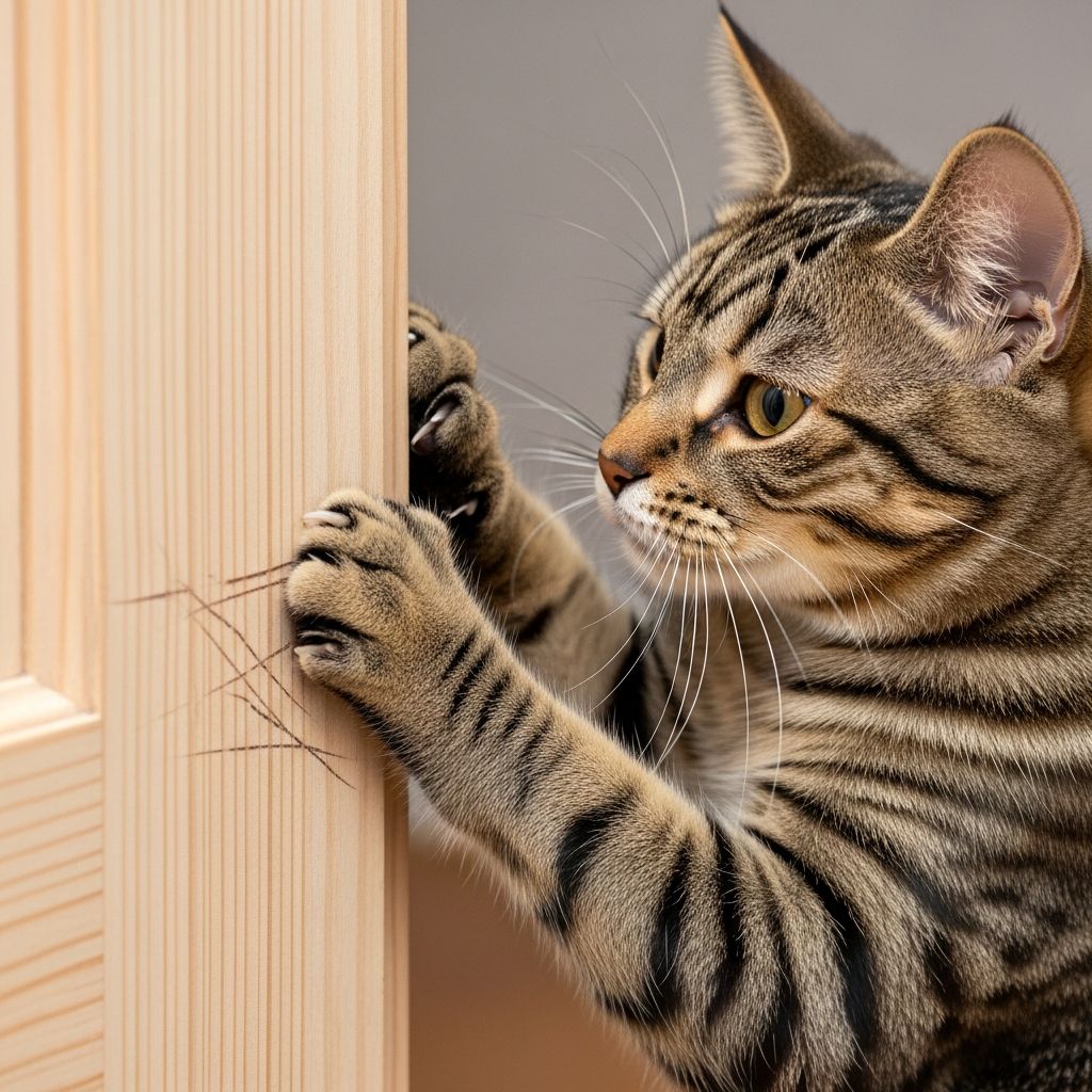 Stop Cat From Scratching Doors With Proven, Humane Solutions Effective strategies to prevent your cat from scratching doors, protect your home, and keep your feline happy and healthy.