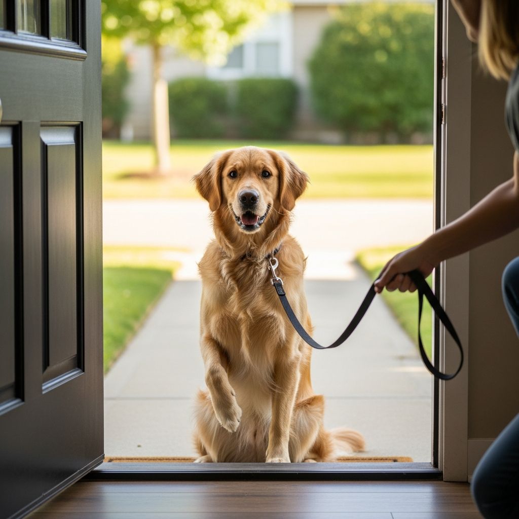How to Stop Door Darting in Dogs: 5 Proven Training Tips Prevent your dog from bolting out the door with proven training techniques, management strategies, and positive reinforcement methods.