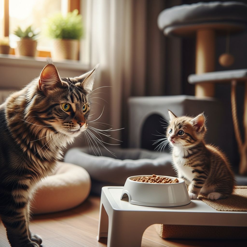 How to Stop Older Cat from Eating Kitten Food Practical strategies to prevent your senior cat from stealing nutrient-rich kitten food and ensure both cats thrive healthily.