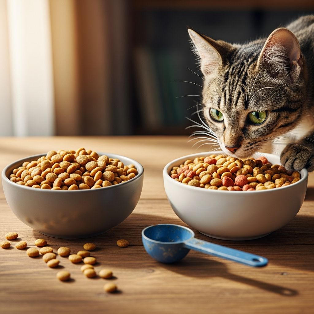How To Switch Cat Food: Complete 7-10 Day Transition Plan Switch your cat's food safely and smoothly with our expert guide to prevent digestive issues and win over picky eaters.