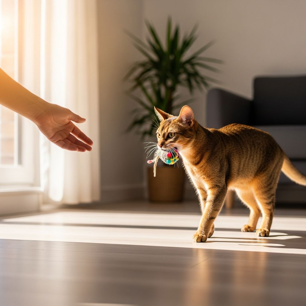 How To Teach A Cat To Fetch: 5-Step Guide For Success Unlock your cat's hidden talents: Step-by-step guide to training your feline friend to fetch like a pro for fun bonding and exercise.